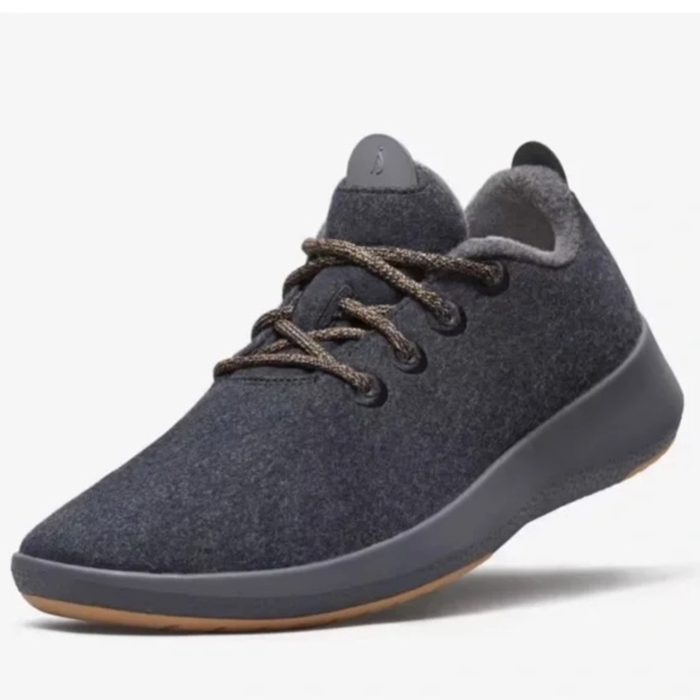 Allbirds Men's Wool Runner Mizzles - Black Sands (Asphalt Sole) Sz 10